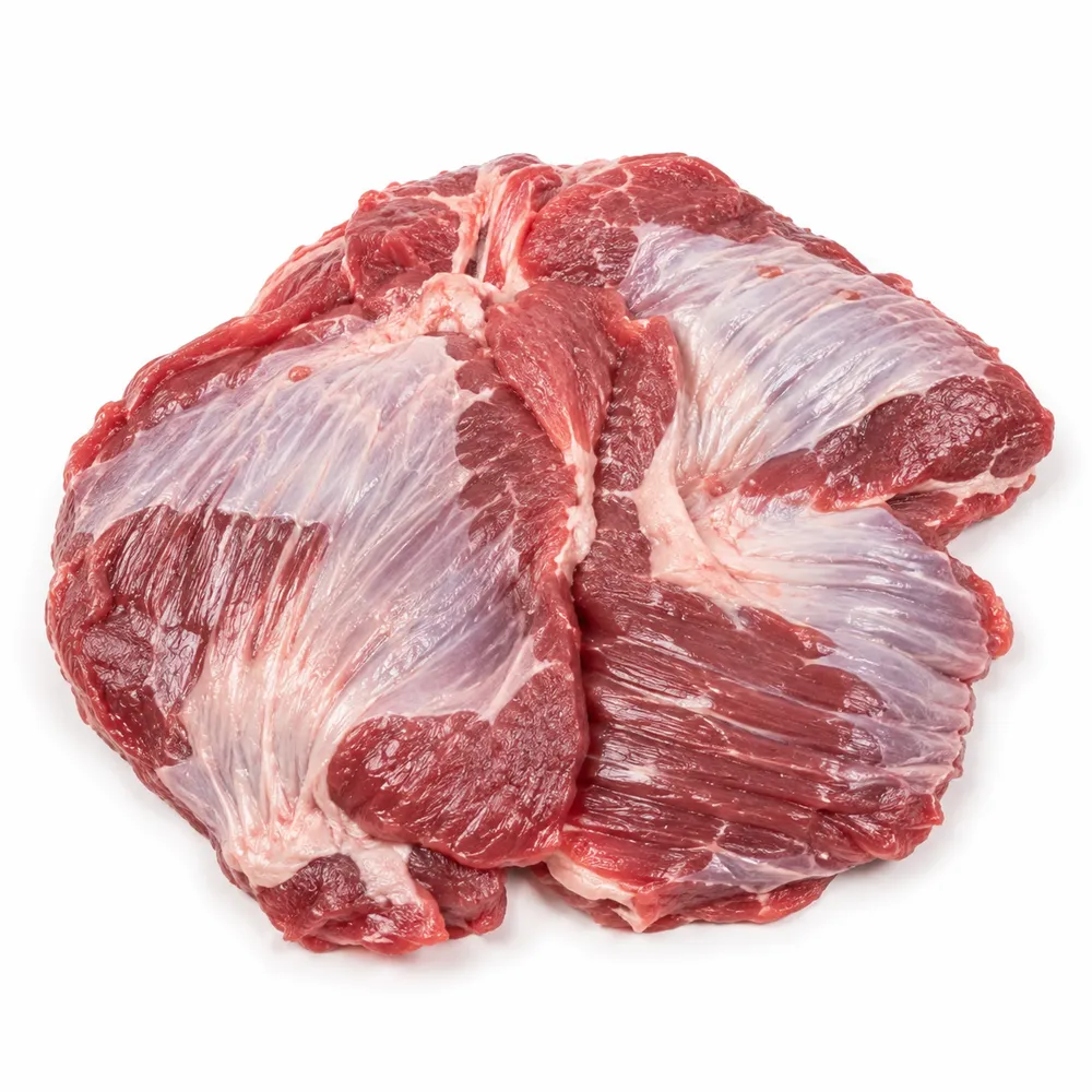 Guancia di Manzo Halal con Membrana (Non Rifilata) – guancia naturale. Scelta conveniente per lavorazione o brasatura lunga. Certificato HALAL, sottovuoto. Origine Brasile, Argentina. Approvato HACCP. Ingrosso. TT, LC, SBLC.