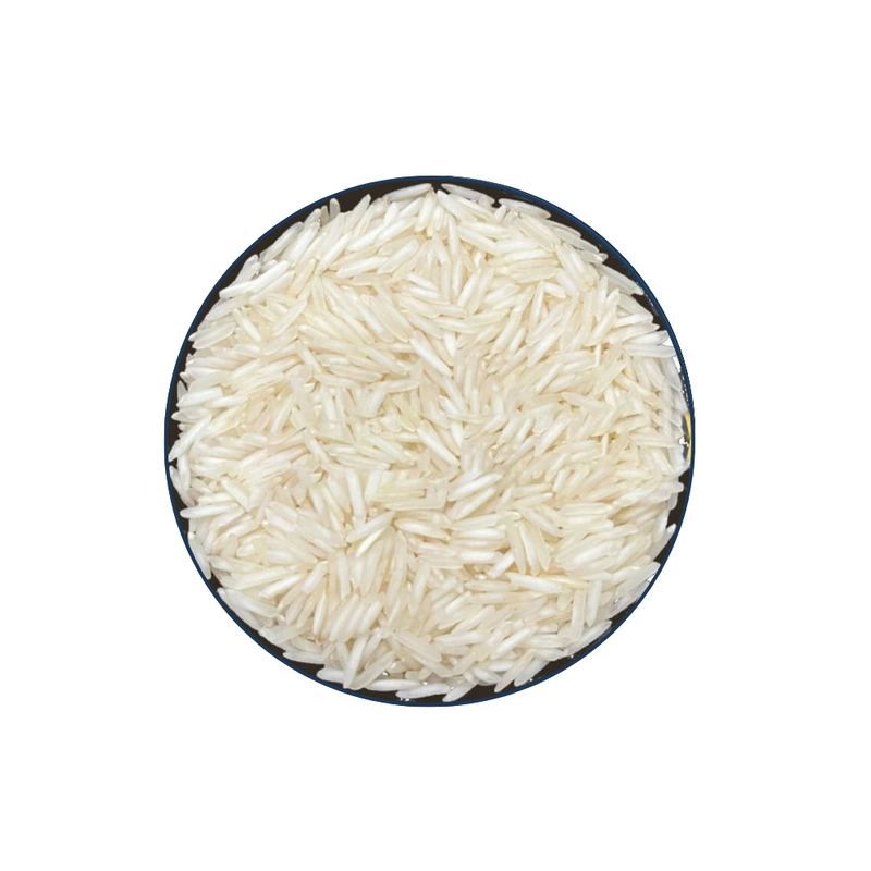 Discover the exquisite taste of 1509 Basmati Rice Steam, featuring a well-milled grain with an average length of 8.40 mm. This premium rice boasts a moisture content of 13% max and minimal broken or damaged grains (1% max). Sourced from India and expertly sortex cleaned, it ensures the highest quality for your culinary creations.