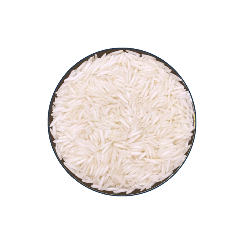 Discover the exquisite taste of 1718 Basmati Rice Steam, sourced from India. With a length of 7.20 mm, maximum moisture of 13%, and less than 1% broken or damaged grains, this well-milled rice is sortex cleaned for purity. Perfect for your culinary creations!
