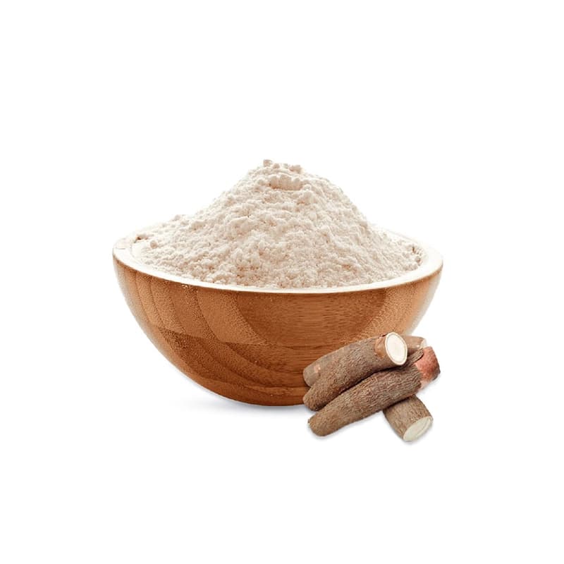 Acquista farina di manioca premium 100% Non-OGM per panificazione commerciale e produzione alimentare. Alto contenuto di amido, senza glutine. Export globale.