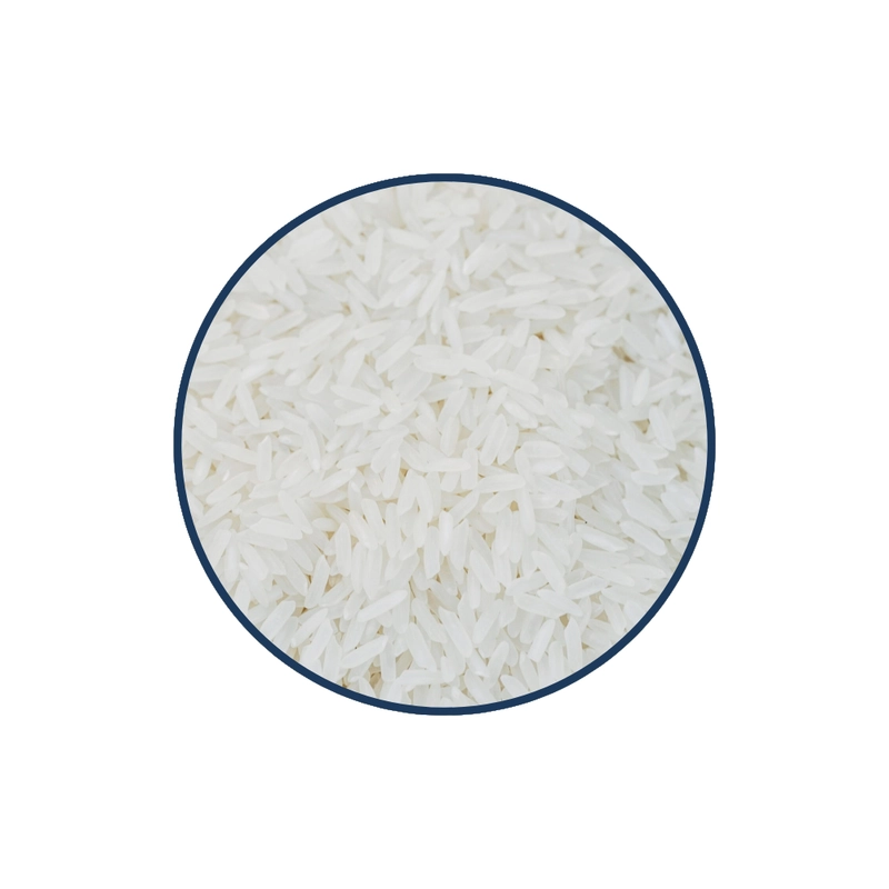 Golden White Long Rice Broken Max 5% is a long-grain rice with up to 5% broken grains, ideal for everyday meals.