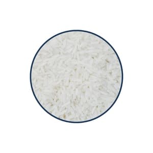 Golden White Long Rice Broken Max 5% is a long-grain rice with up to 5% broken grains, ideal for everyday meals.