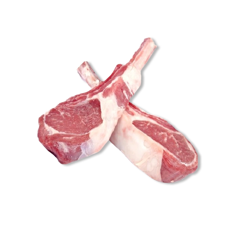 Premium Halal Lamb Rack Chops (100-200g) for wholesale and international export. HALAL-certified, expertly trimmed, no preservatives. Perfect for grilling and pan-frying. Reliable UK-based supplier.