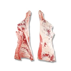 Order Halal beef hindquarter for premium cuts like sirloin, rump, and tenderloin. Known for its tenderness and flavor.