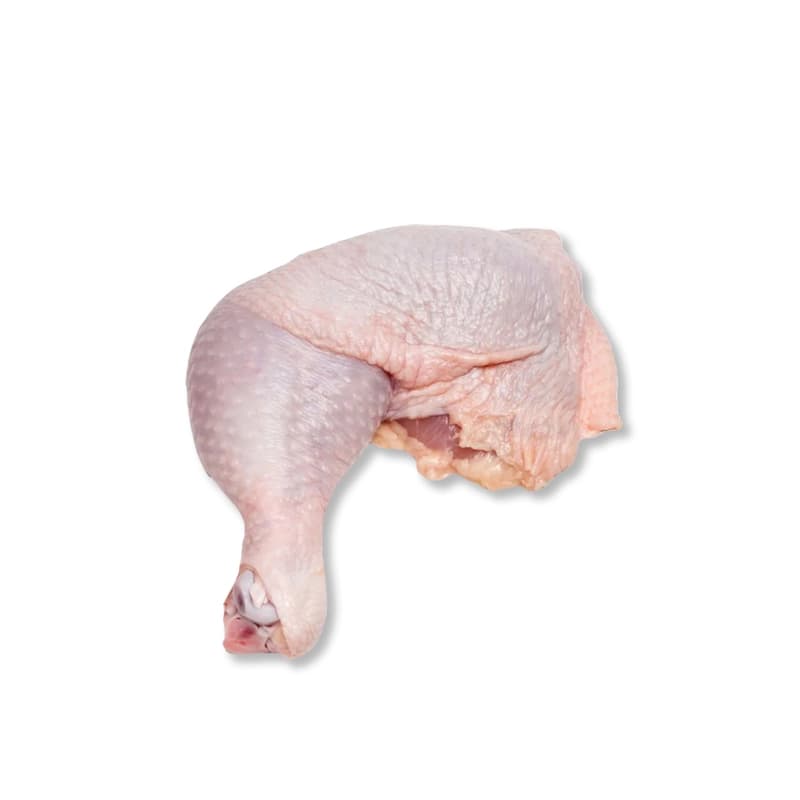 Source premium Grade A Halal Chicken Whole Legs (500-650g). Bone-in, skin-on, 100% Halal certified, and defect-free. Reliable bulk B2B supply in 20kg cartons for global export.