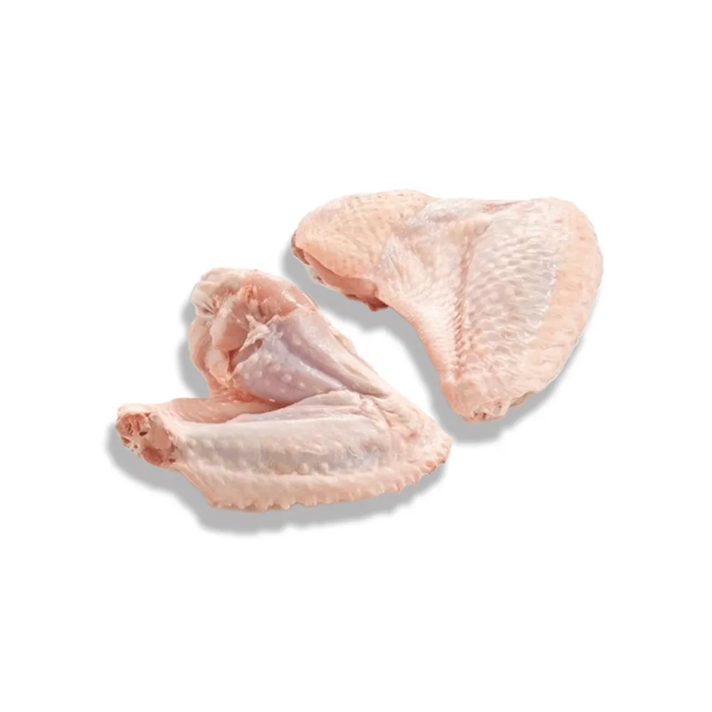 Grade A Halal chicken two joint wings (35–50g). Clean, portioned, export-ready with China-approved labels. Request a quote today.
