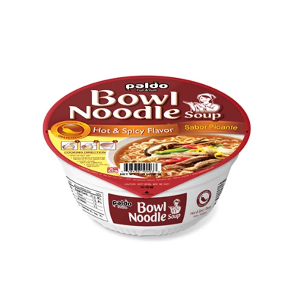 PALDO BOWL NOODLE HOT & SPICY FLAVOR
