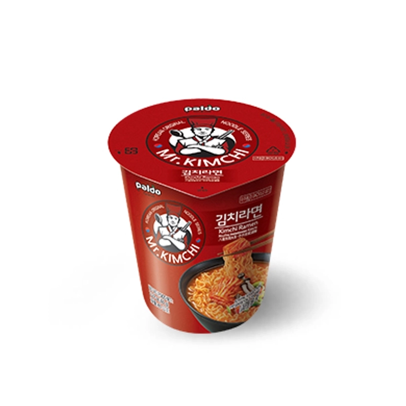 Purchase Paldo Kimchi Ramen Cup Noodle in bulk from Best Alpha Limited. Enjoy the traditional spicy and tangy flavor of authentic Korean kimchi in a convenient paper cup—ready in just minutes with 90℃ hot water.
