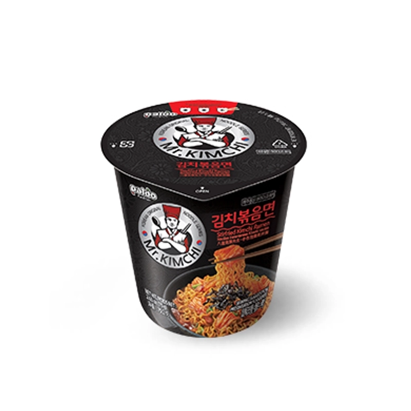 Purchase Paldo Stirfried Kimchi Ramen Cup Noodle in bulk from Best Alpha Limited. Experience the spicy and savory taste of traditional Korean kimchi in a convenient instant noodle cup—ready in minutes with boiling water.
