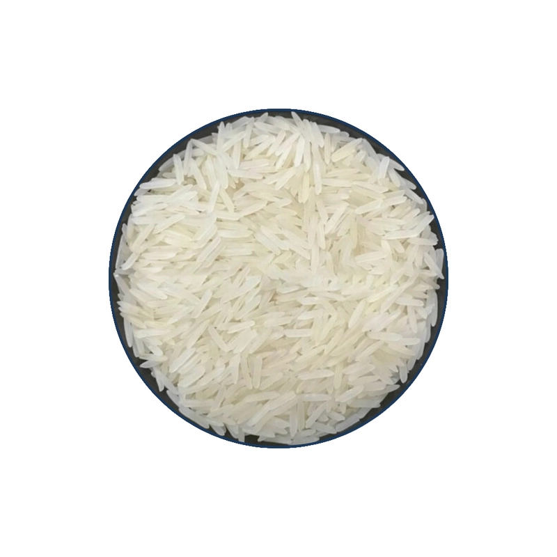 Buy Sugandha Basmati Rice Raw with 7.80 MM grain length, 1% broken grains, and 13% maximum moisture. Well-milled and Sortex cleaned, this premium basmati rice from India is perfect for quality cooking. Only 0.2% foreign matter and well-sorted for your culinary needs.