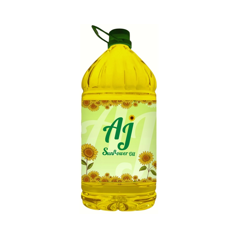 Premium 5L sunflower oil – the industry-standard commercial format for restaurants, catering, and food manufacturers. Light taste, extended fry life, GMO-free. Iodine 110–143, acid 0.1 max. B2B wholesale.