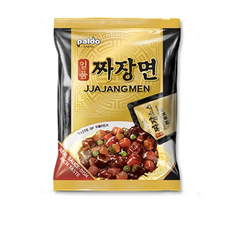 Buy PALDO Ilpoom Jjajangmen in bulk from Best Alpha Limited, a global food exporter. Premium Korean instant black bean noodles with rich traditional sauce. (200g×4)×4 packaging.