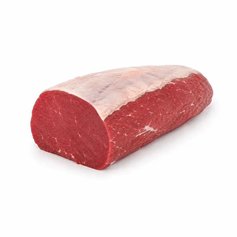 Halal beef eye round, lean whole muscle vacuum-sealed for bulk export