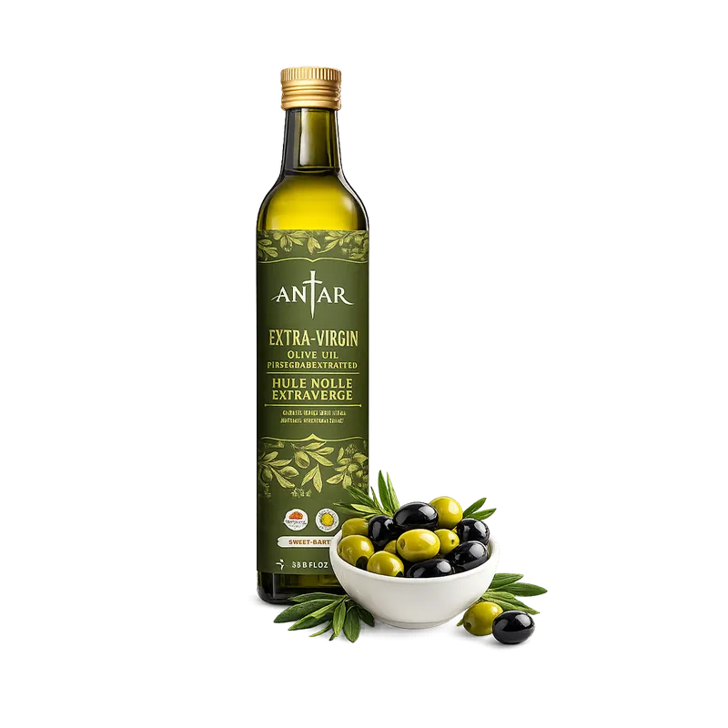 Tunesisches Olivenöl Großhandel — natives Olivenöl extra Chemlali und Chetoui in 1L-, 5L- und 20L-Flaschen für den Export